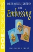 Omslag van DOE BOEKJES: MEER MOGELIJKHEDEN MET EMBOSSING.